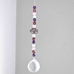 Lotus Crystal Suncatchers